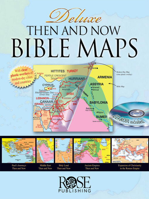 Cover image for Deluxe Then and Now Bible Maps